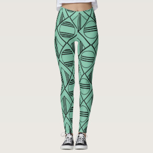 Leggings Cercles Art Déco et diamants