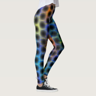 Leggings Cercles de bordure faibles sur l'arrière - plan de