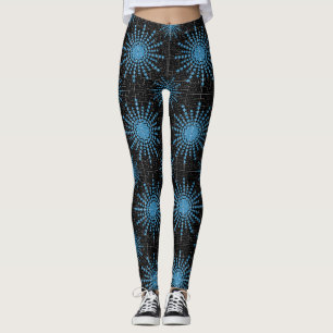 Leggings Cercles de distorsion 03.b BG Noir
