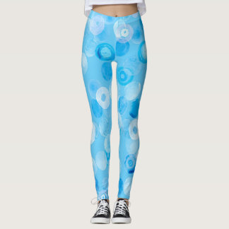 Leggings Cercles d'hiver : Pois Abstraits.
