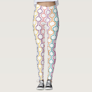 Leggings Cercles ouverts colorés
