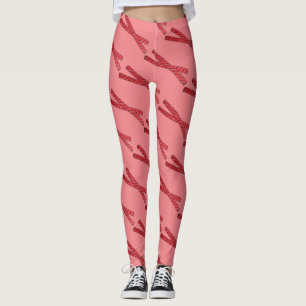 Leggings Cerise Rouge Licorice Whihid Licorice Twist Candy