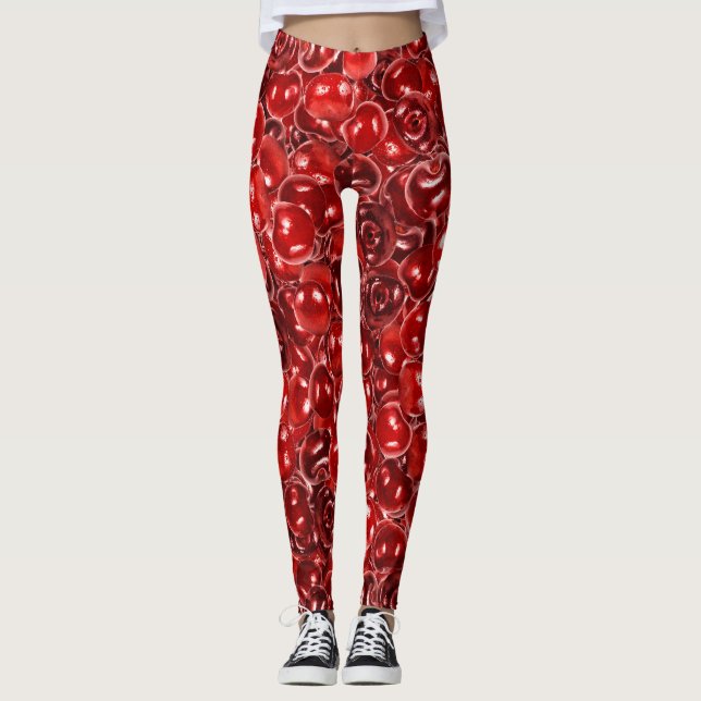 Leggings Cerises sucrées (Devant)