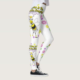 Leggings Cette Maman Est La Reine Abeille Tous Les Jours