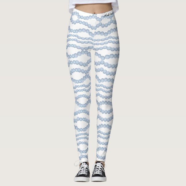 Leggings Chaîne des guêtres de perles (Devant)
