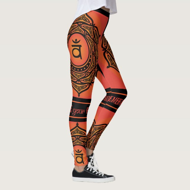 Leggings Chakra sacré tribal celtique (Droite)