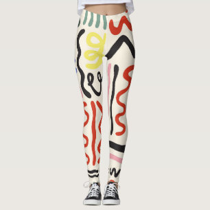 Leggings Châle floral : Ornement Carré de la marguerite