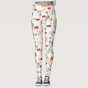 Leggings Champagne Esthétique Cottagecore Aquarelle