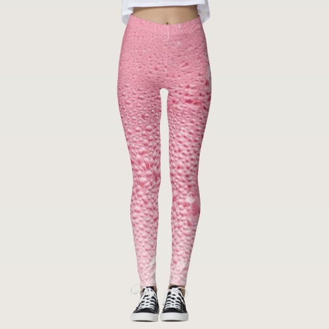 Leggings Champagne pétillante rose (Devant)