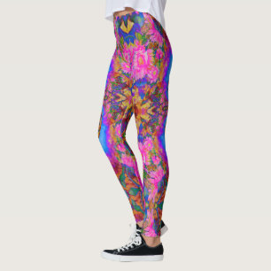 Leggings champs de tournesol pour toujours - rose