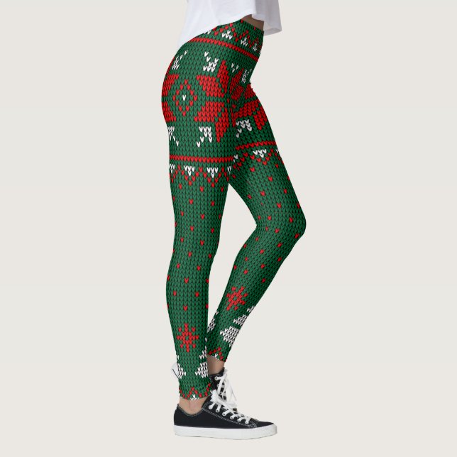 Leggings Chandail de Noël (Droite)