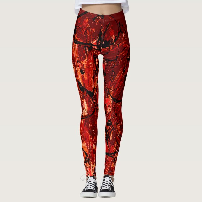 Leggings Chaos rouillé (Devant)