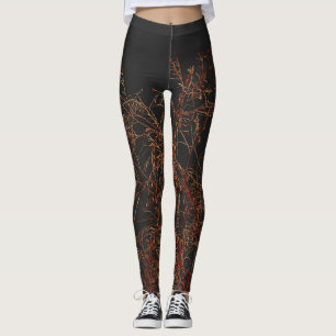 Leggings Charcoal Grey Golden Tree Bruns Sky