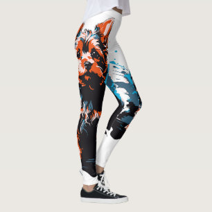 Leggings Charme mettant en valeur le Yorkshire Terrier