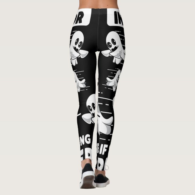 Leggings Chasse aux fantômes Paranormal Enquêteur Exécuter  (Dos)