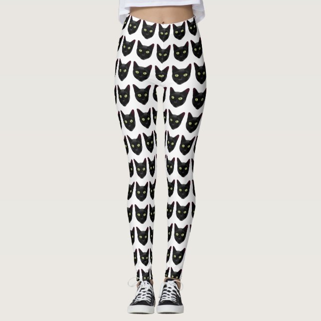 LEGGINGS CHAT NOIR (Devant)