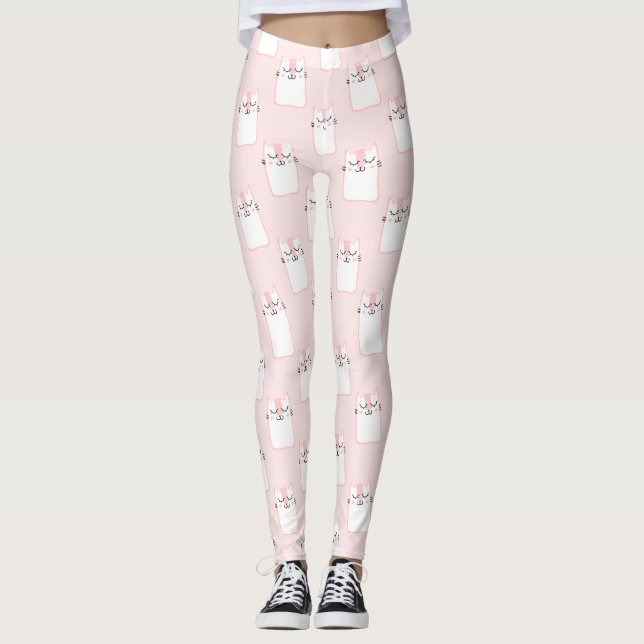 Leggings Chat souriant (Devant)