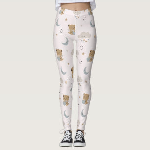 Leggings Chats d'ange Kawaii & Nuages (2)