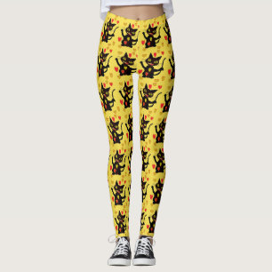 Leggings Chats de créateurs et jambières de coeur