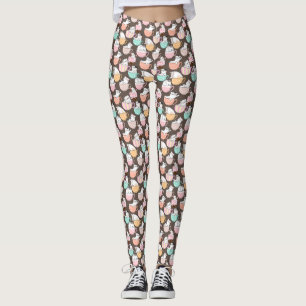 Leggings Chats en tasses à café 01. DG BG