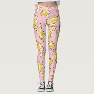 Leggings Chats Et Bananes Motif