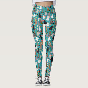 Leggings Chats et sushis, drôle de motif