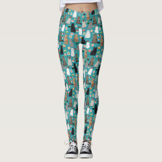 Leggings Chats et sushis, drôle de motif