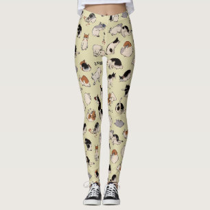 Leggings Chats japonais (couleur variable)