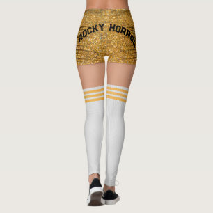 Leggings Chaussettes de genou Gold Shorts Nom Roller Derby