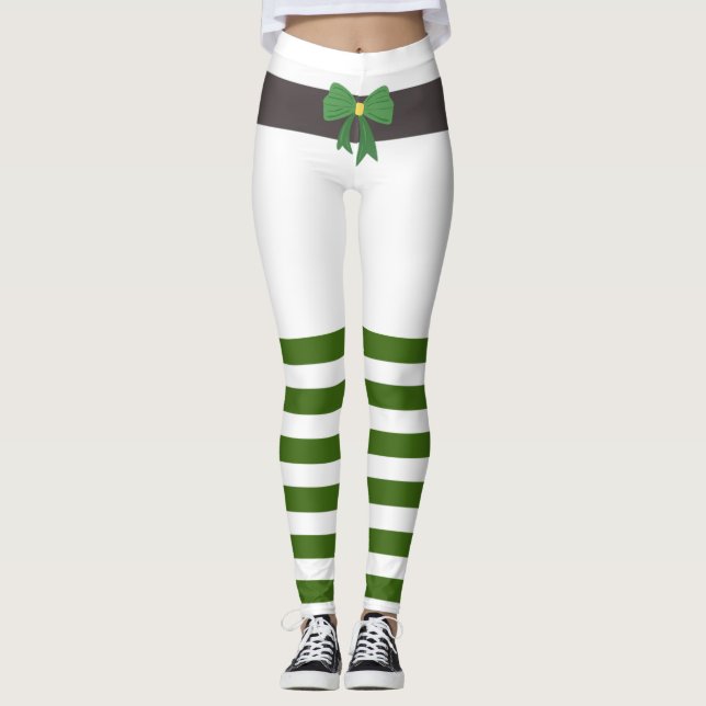 Leggings Chaussettes Lucky Green Leprechaun St. Patrick's D (Devant)