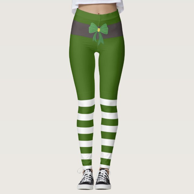 Leggings Chaussettes Lucky Green Leprechaun St. Patrick's D (Devant)