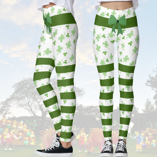 Leggings Chaussettes Lucky Leprechaun Jambes de la Saint-Pa