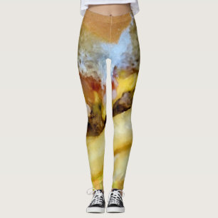 Leggings Cheeseburger et Fries