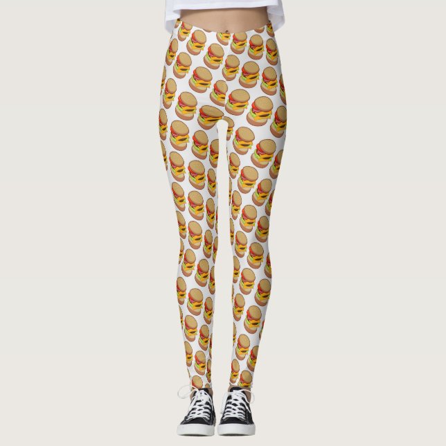 LEGGINGS CHEESEBURGERS (Devant)
