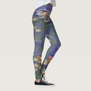 Leggings Chefs-d'œuvre de peinture de Nymphéas de Monet