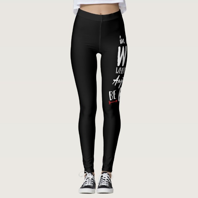 Leggings Chemises de sensibilisation sur l'autisme - Soyez  (Devant)