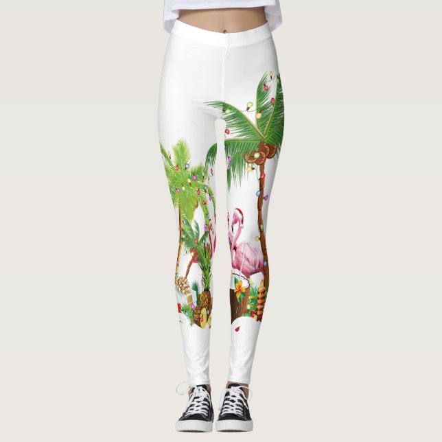 Leggings Cher Père Noël, Ce Sont Les Mauvais Paj De Noël (Devant)