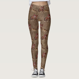 Leggings Cheval de chasse aux renards et haches
