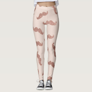 Leggings Chic moderne Rose or rose Parties scintillant mous