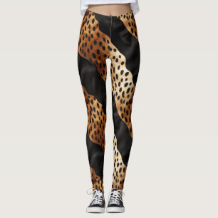 Leggings Chic Occidental Noir Brown