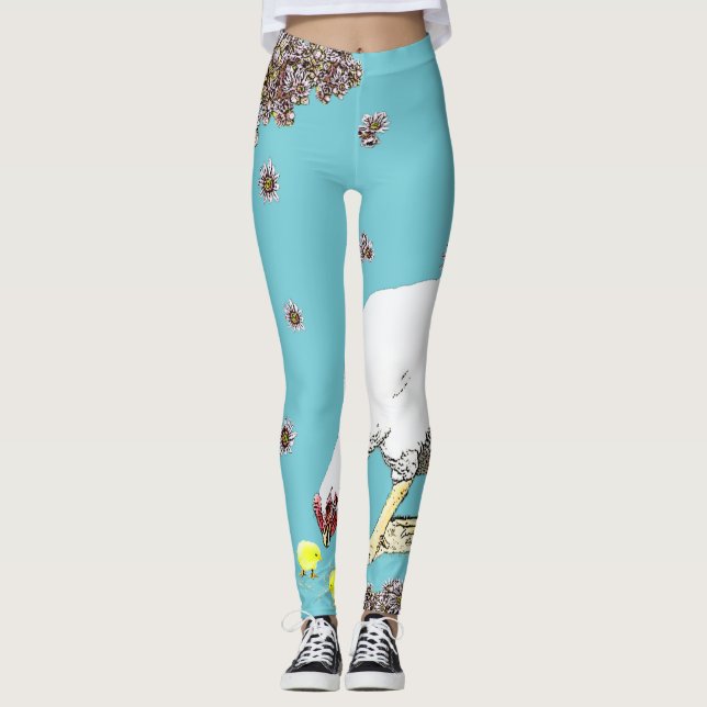 Leggings Chicks et A Hen (Devant)