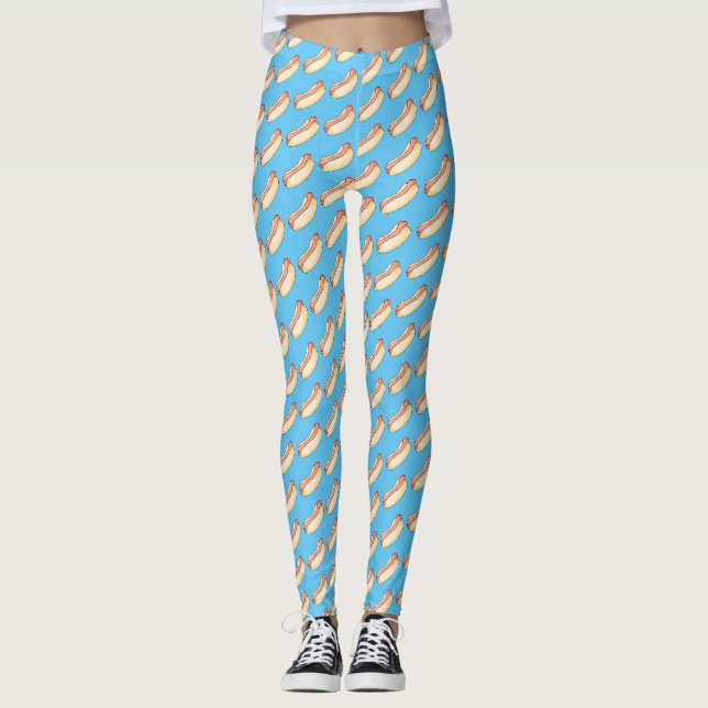 Leggings Chien à chaud (Devant)