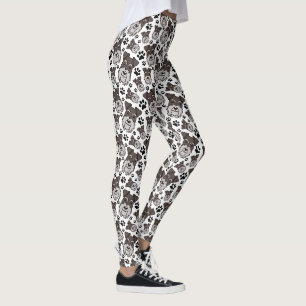 Leggings Chien à chiots de marionnette de la série Sweet