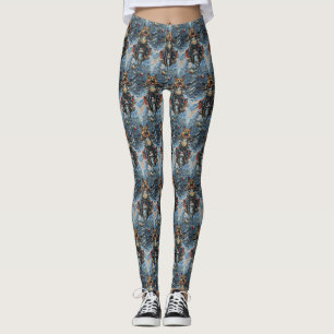 Leggings Chien berger allemand équitation moto Noël