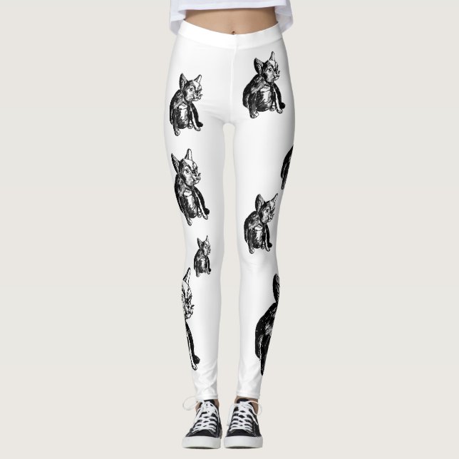 Leggings Chien de taureau Français Chien de Chien Chien Chi (Devant)