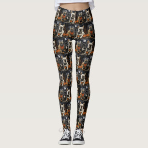 Leggings Chien de taureau français Halloween Éffrayant