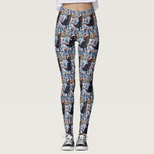 Leggings Chien d'hiver belge Wonderland Noël
