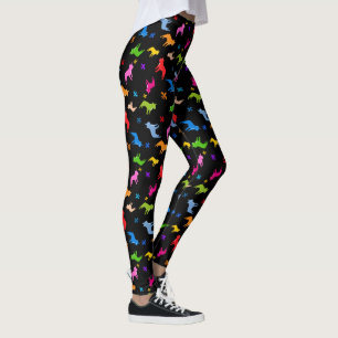Leggings Chien motif français Bulldogs