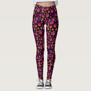 Leggings Chien Paw coloré