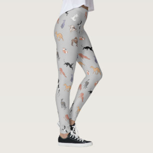 Leggings Chiens de chien de chien de chien de chien d'hippe